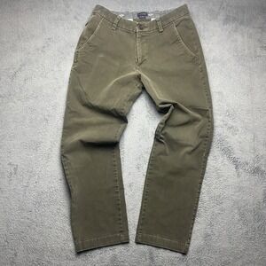 Dockers Pants Men's Slim Tapered Fit Khaki Chino 30x30 Olive Green Casual